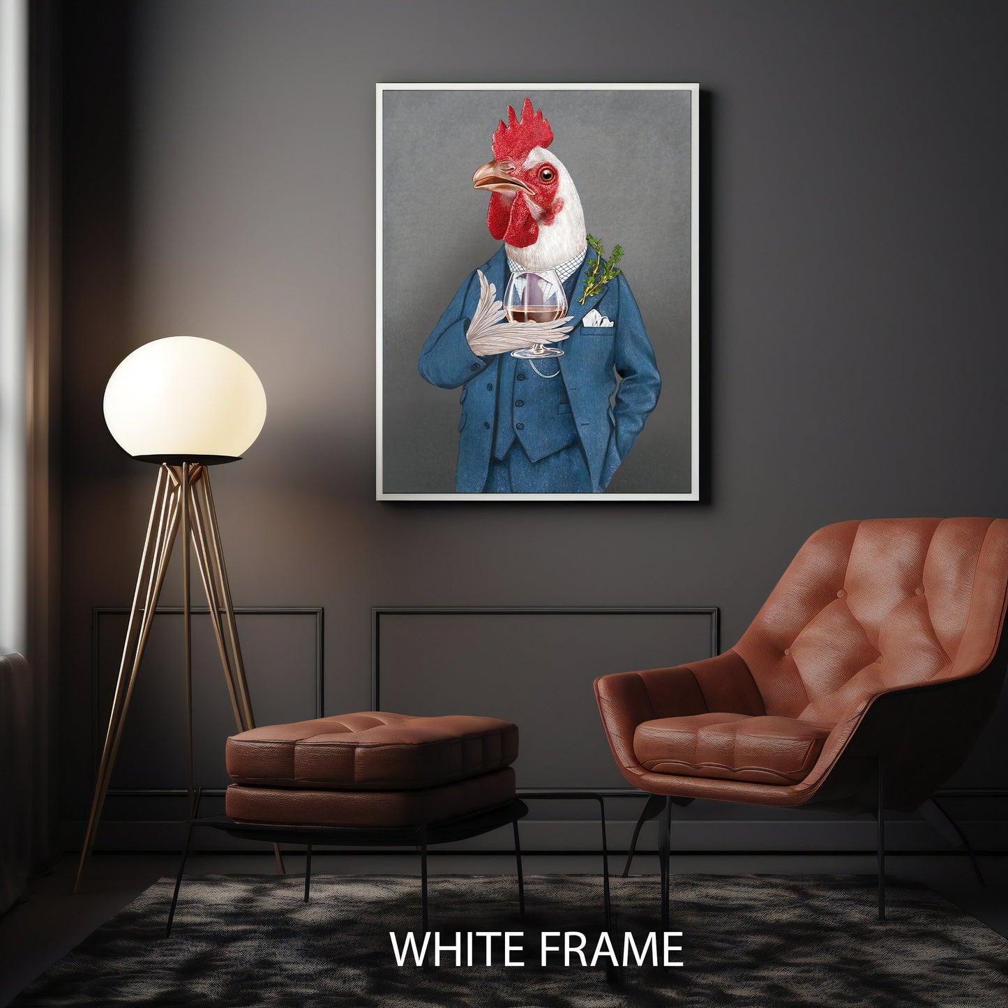 Gift-worthy bird art print on canvas for decor