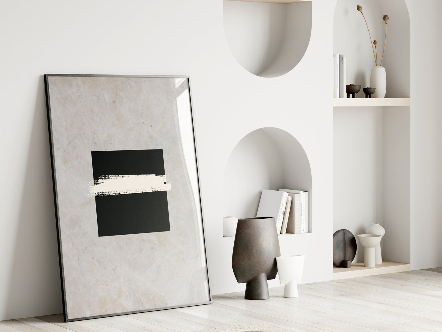 Modern Kaaba wall art for living room decor