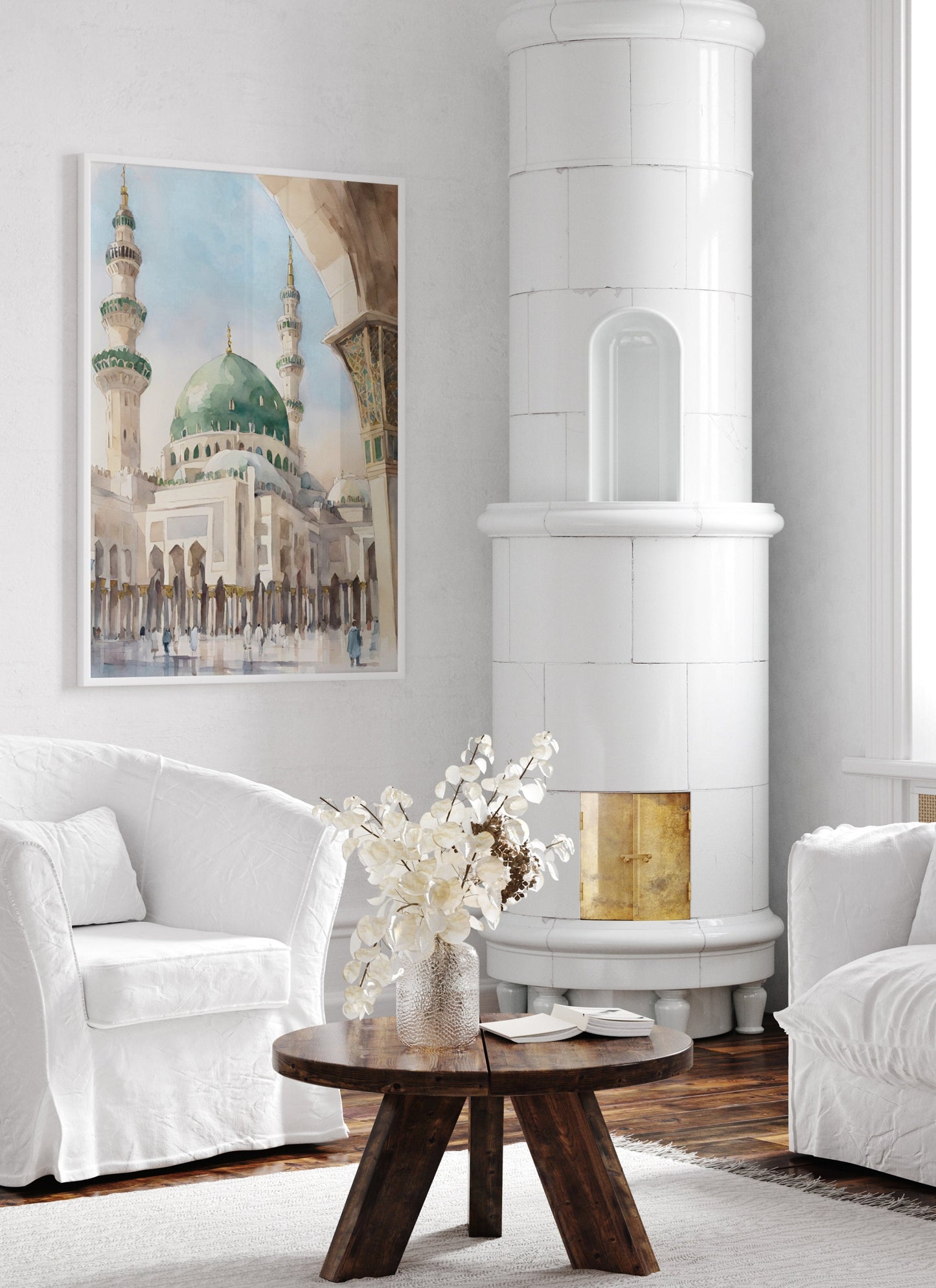 Muslim home decor wall art suitable for living room or prayer space