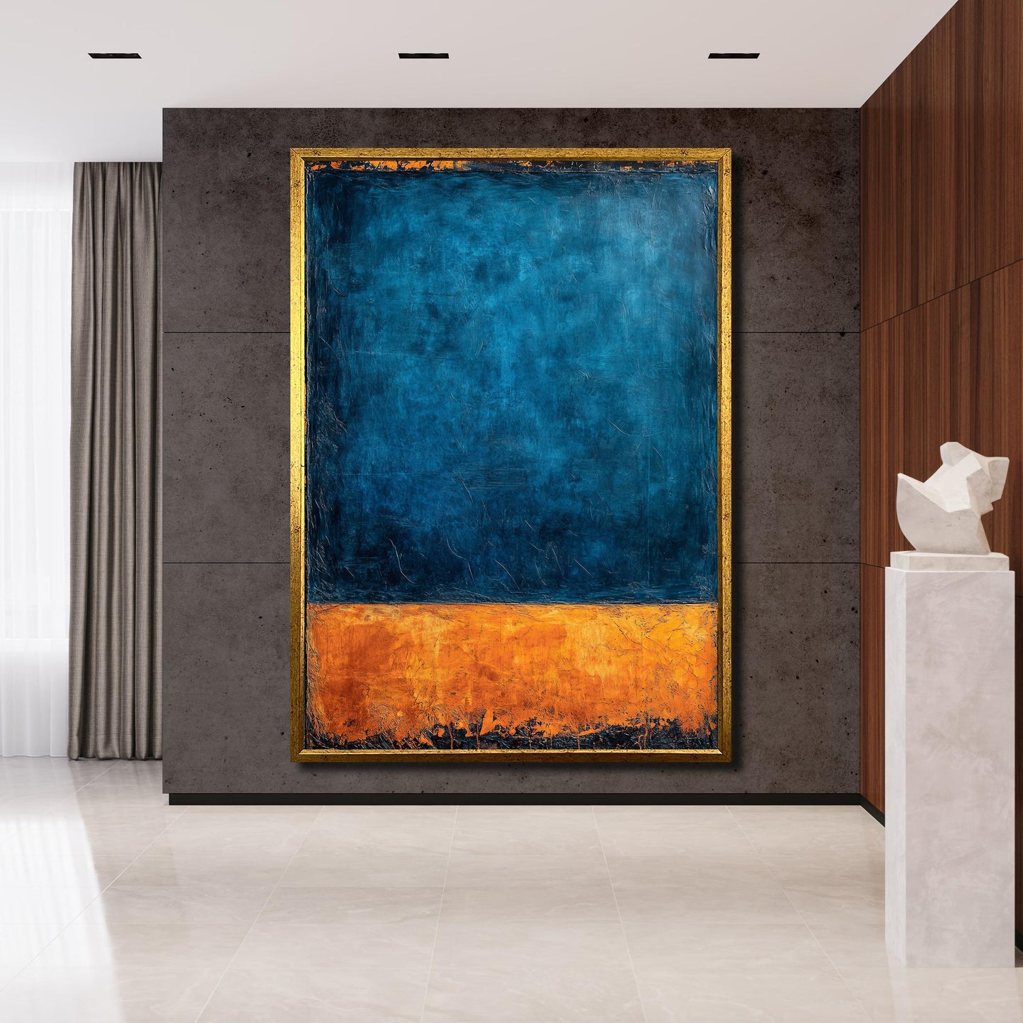 Gift-ready abstract wall art on canvas for contemporary interiors