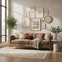 Islamic Gallery Wall Ideas: Mix Frames, Textiles & Mirrors + Shoppable Templates for Muslim Home Decor