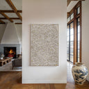 Ayatul Kursi White Arabic Calligraphy Art