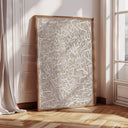 Ayatul Kursi White Arabic Calligraphy Art