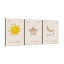 Boho Islamic Nursery Art Set (Set of 3) | Islamic Kids Print