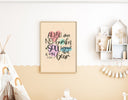 Allah Does not Burden a Soul Islamic Kids Print