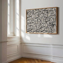 Surah Fatiha Arabic Calligraphy Art – Black on Beige