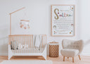 Personalized Name Islamic Wall Art For Kids - Islamic Nursery Wall Art