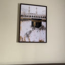 Framing-ready Kaaba artwork suitable for home or prayer space
