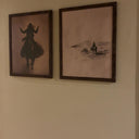 Frame-ready canvas wall art in a rustic setting