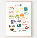 Colors of Islam | Islamic Kids Print | Children's Wall Art | Islamic Nursery Decor
