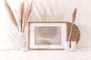 Canvas wall art with mounting options for easy display