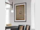 Vintage Islamic wall art featuring Arabic calligraphy