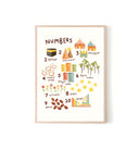 Numbers Islamic Kids Print | Children's Wall Art | Islamic Nursery Decor