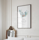 Quran quote wall art typography with elegant Arabic script