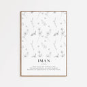 Inspiring Islamic Quotes Gallery Wall Set - Floral Islamic Wall Art - Muslim Home Decor