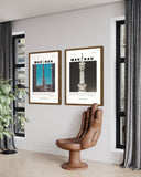 Modern Arabic calligraphy poster suitable for living room decor