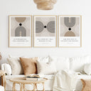 Inspiring Islamic Quotes Wall Art - Abstract Islamic Wall Art - Muslim Home Decor