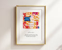 Three-phrase Islamic wall art arrangement in muted palette