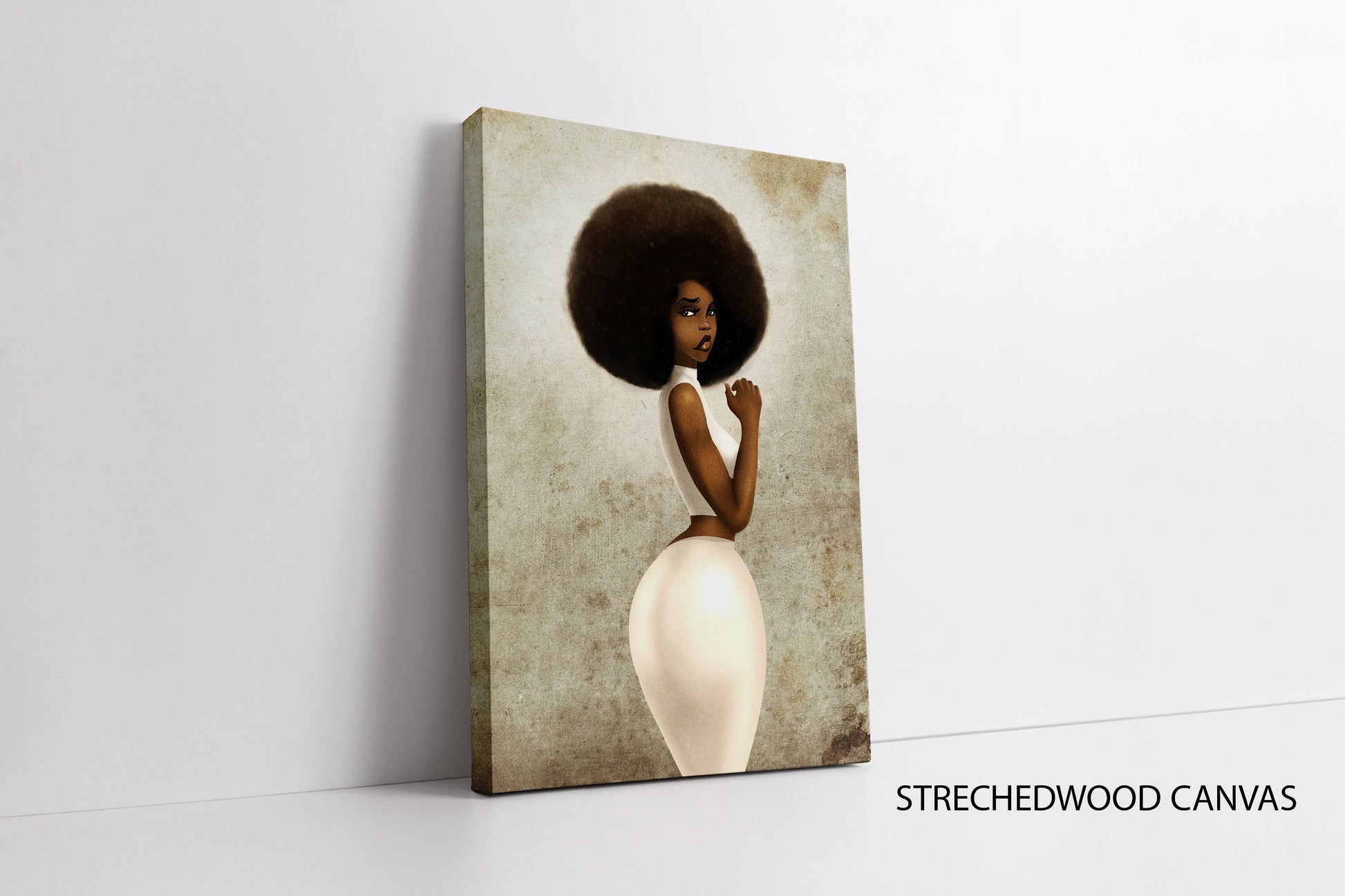 Vibrant ethnic canvas art from Pop Graffiti collection