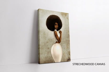 Vibrant ethnic canvas art from Pop Graffiti collection