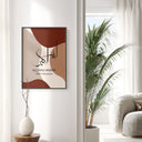 Maroon Boho Dhikr Set Arabic Calligraphy