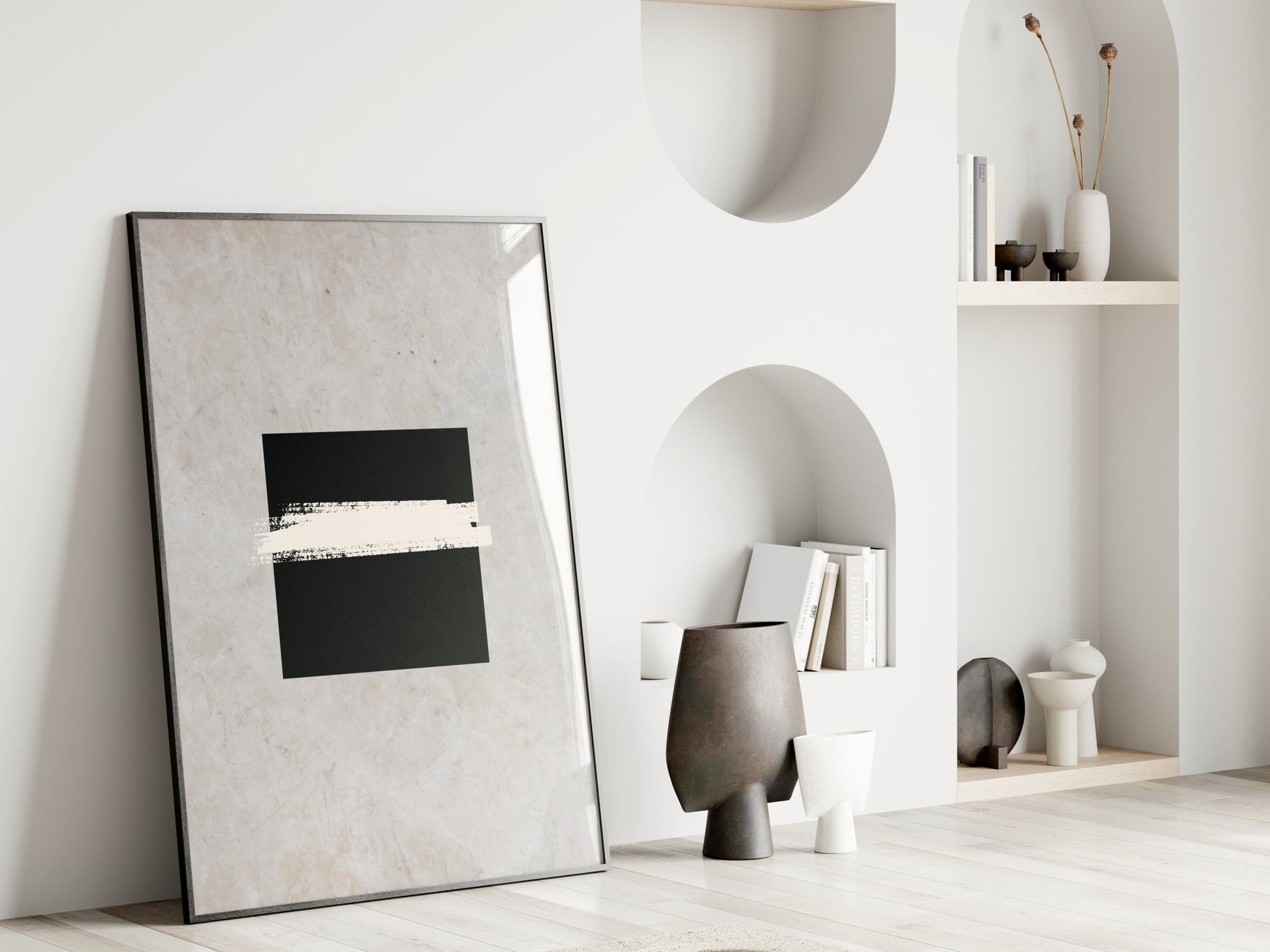 Modern Kaaba wall art for living room decor