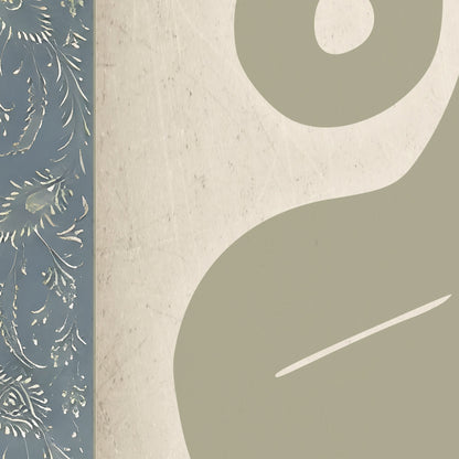 Framed style Maghrebi Shahada calligraphy wall decor