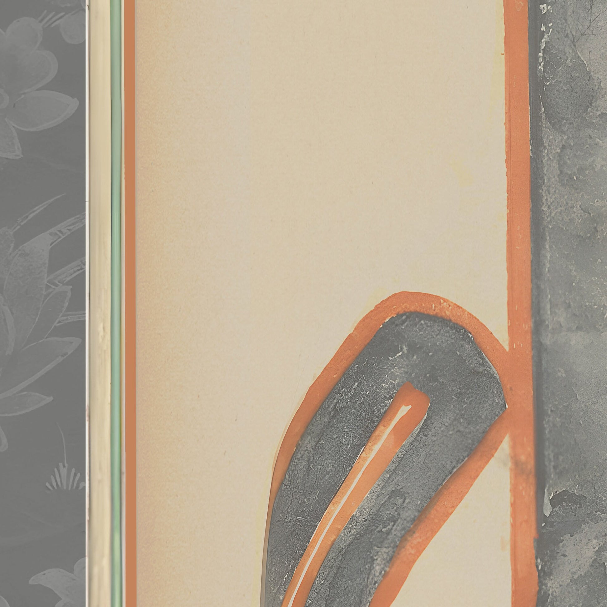 Ornate framed Islamic art print with Arabic lettering