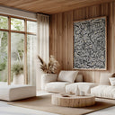 Surah Fatiha Arabic Calligraphy Art – Black on Beige