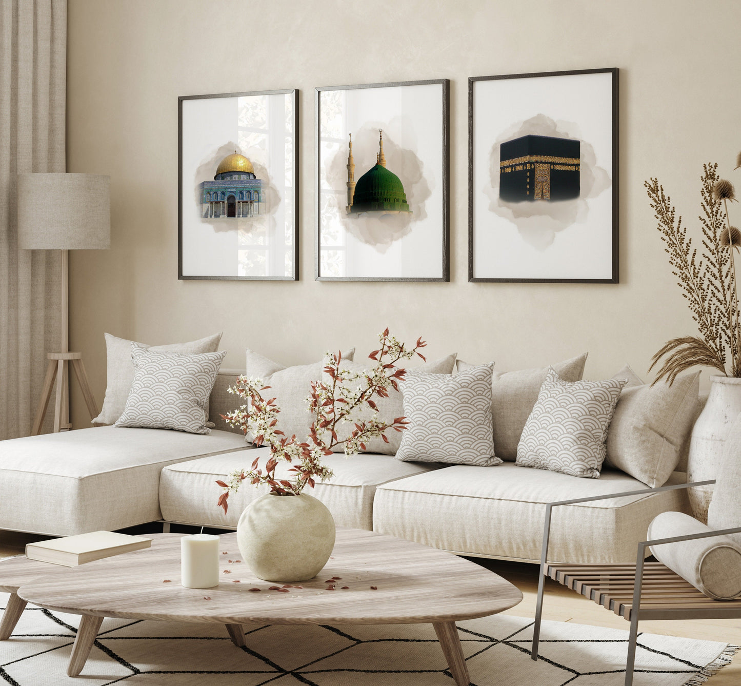 Masjid al-Nabawi Medina Islamic poster