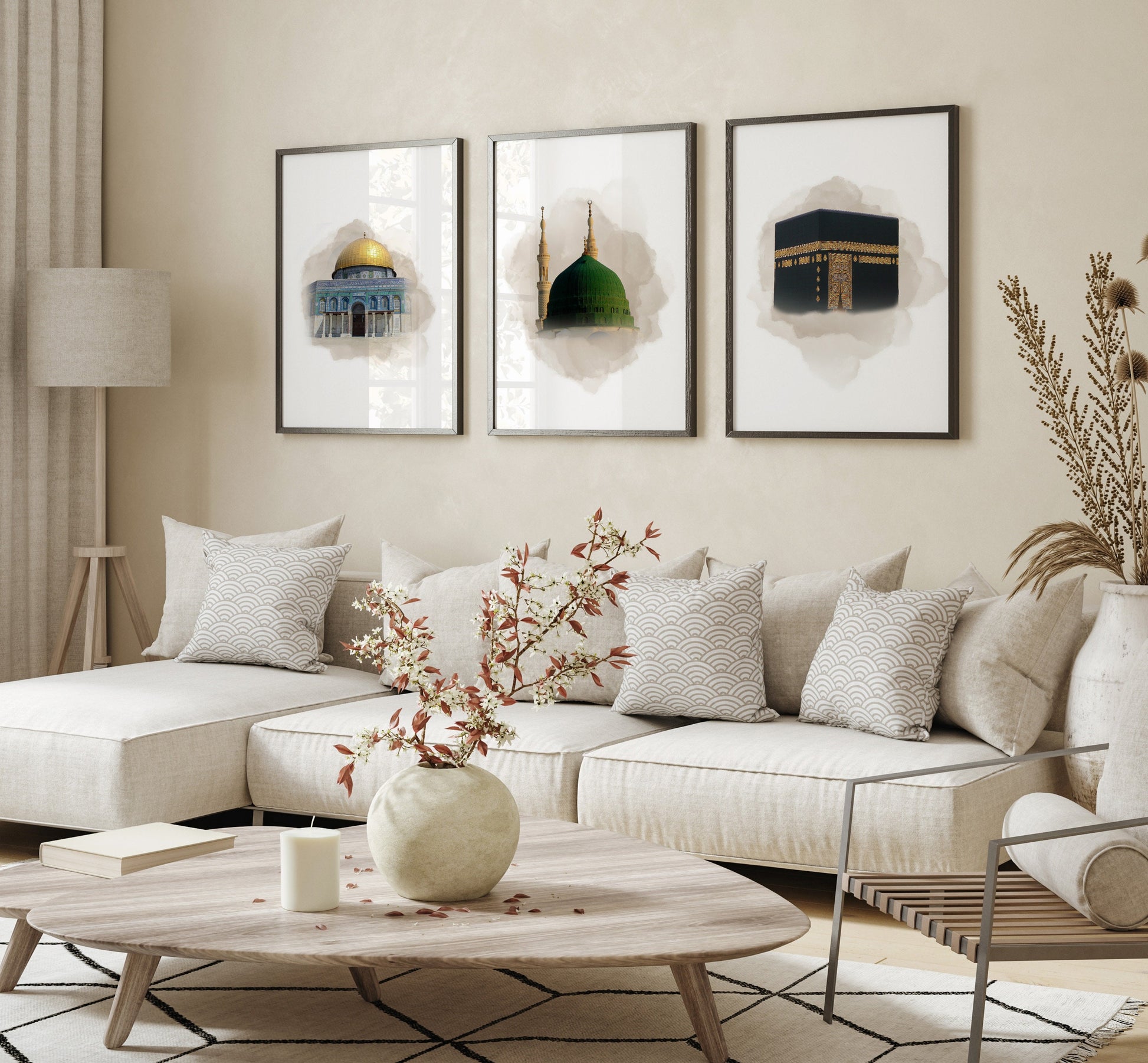 Masjid al-Nabawi Medina Islamic poster