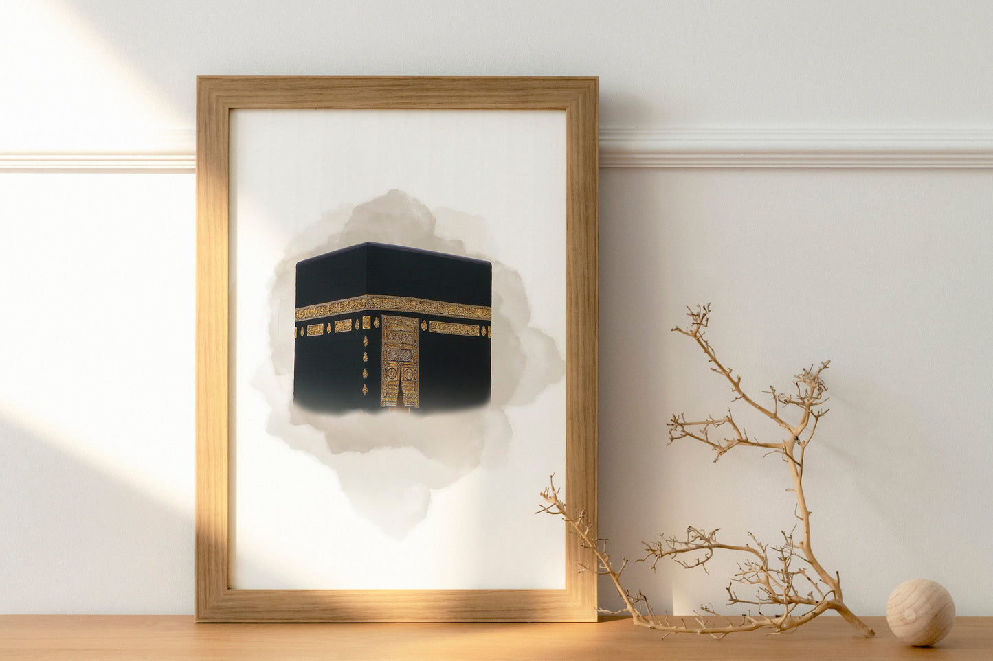 Minimal Islamic wall art display