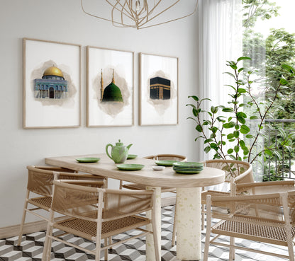 Kaaba Mecca Islamic poster