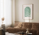 Muslim home decor poster with Alhamdulillah phrase