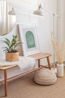 Minimal Islamic wall decor for living room