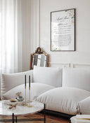 Living room display of Ayatul Kursi Islamic wall art