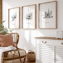 Minimal Islamic wall art with serene geometric accents