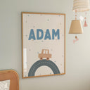 Islamic wall art for kids room featuring Ayatul Kursi