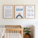 Car-themed Islamic wall art for baby boy room