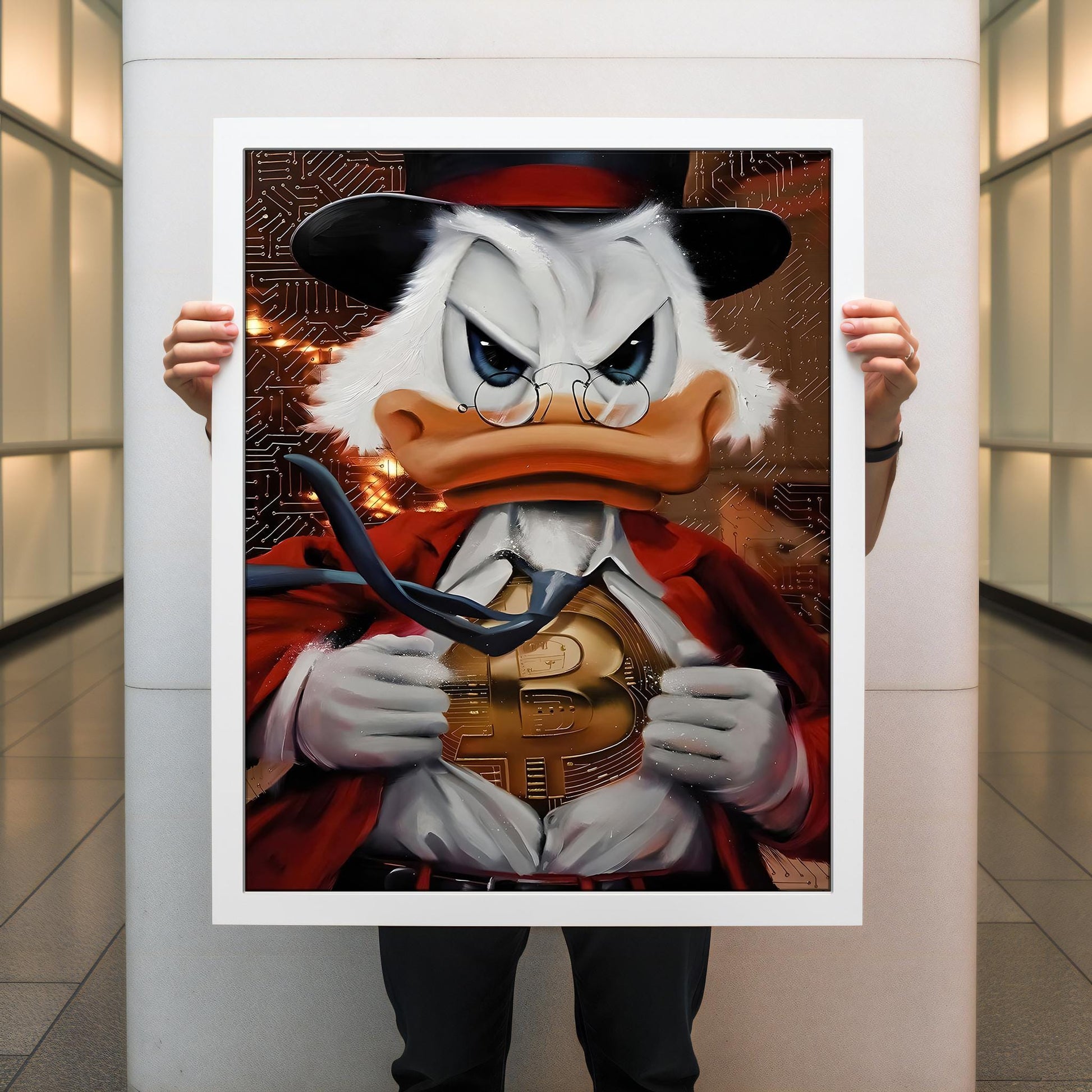 Ready-to-hang wall art perfect for living room or office decor