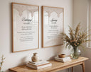 Dua for entering home wall art in elegant Arabic calligraphy