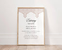 Muslim home decor featuring Dua reminder wall art