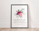 Quran Quote 11:88 wall art with elegant Arabic typography
