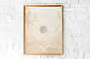 Abstract Islamic collection framed wall art on wall