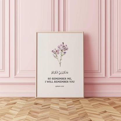 Floral Islamic collection wall art for home decor
