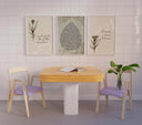 Living room wall accent with Ayatul Kursi verse