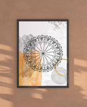 Elegant script in Arabic on contemporary wall art