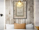 Vintage Islamic collection wall art featuring Quran verse