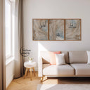 Abstract textured canvas background for wall art