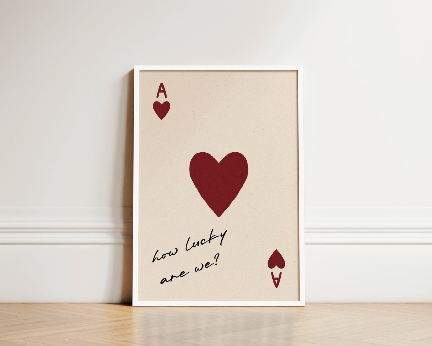 Colorful lucky motif wall decor for apartment